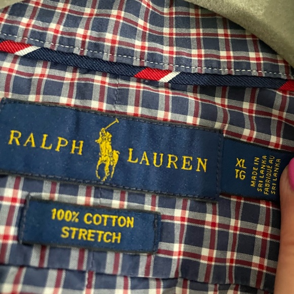 Ralph Lauren long sleeve plaid casual shirt - Picture 6 of 6